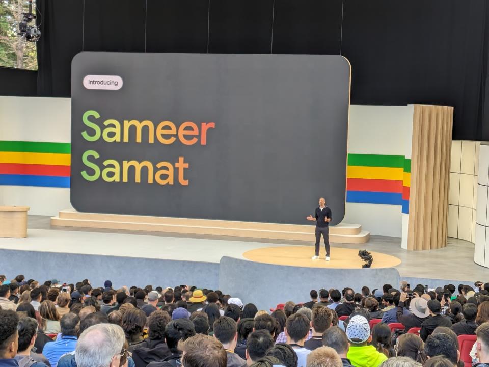 It's finally time to talk about Android with Sameer Samat. 